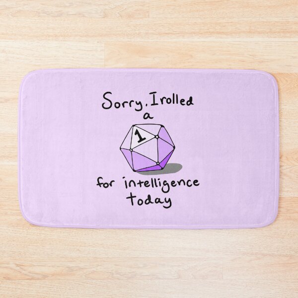 Item preview, Nat 1 for Intelligence (Purple) designed and sold by Jets-Emporium.