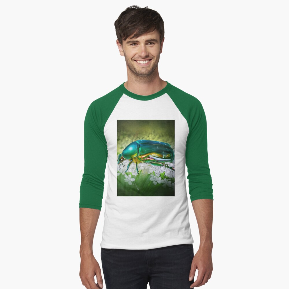 Item preview, Baseball ¾ Sleeve T-Shirt designed and sold by wayneflint.