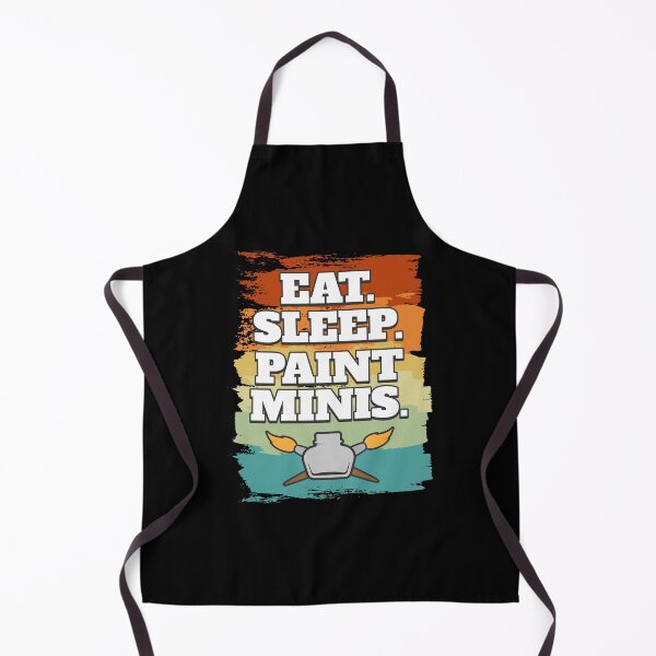 Item preview, Eat Sleep Paint Minis Miniatures Paint designed and sold by MooonTees.