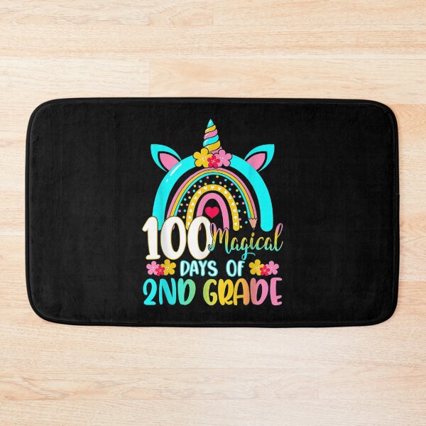 Item preview, 100 Magical Days Of Learning 2nd Grade Unicorn Rainbow  designed and sold by vergielx.