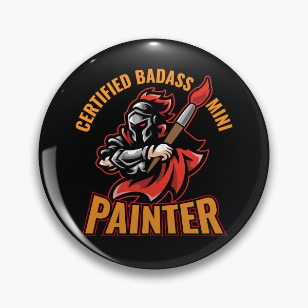 Item preview, Badass Mini Painter Miniatures Paint designed and sold by MooonTees.