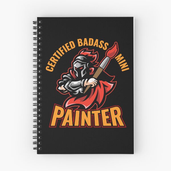 Item preview, Badass Mini Painter Miniatures Paint designed and sold by MooonTees.