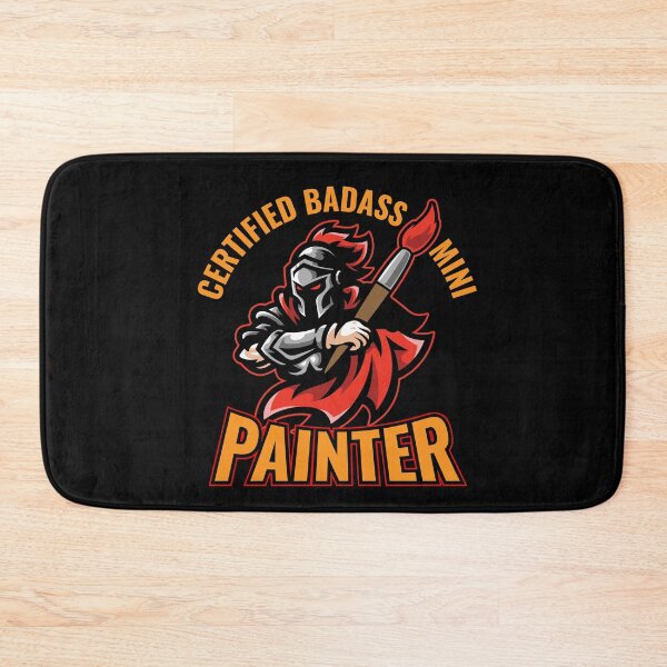 Item preview, Badass Mini Painter Miniatures Paint designed and sold by MooonTees.