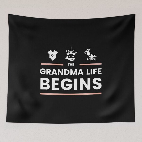 Item preview, The Grandma Life Begins Gift for Mom Grandma Women designed and sold by JooArtPrints  ★★★★★.