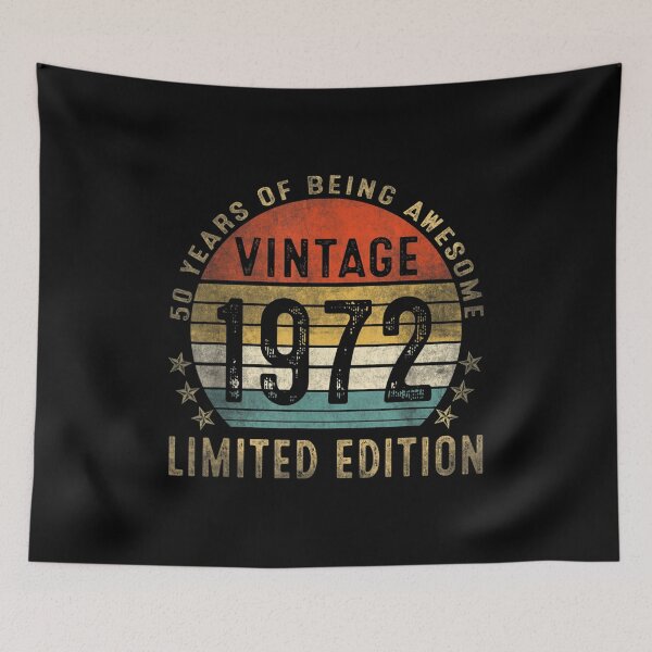 Item preview, 50 Yrs Old Gift Vintage 1972 Limited Edition 50th Birthday  designed and sold by vergielx.