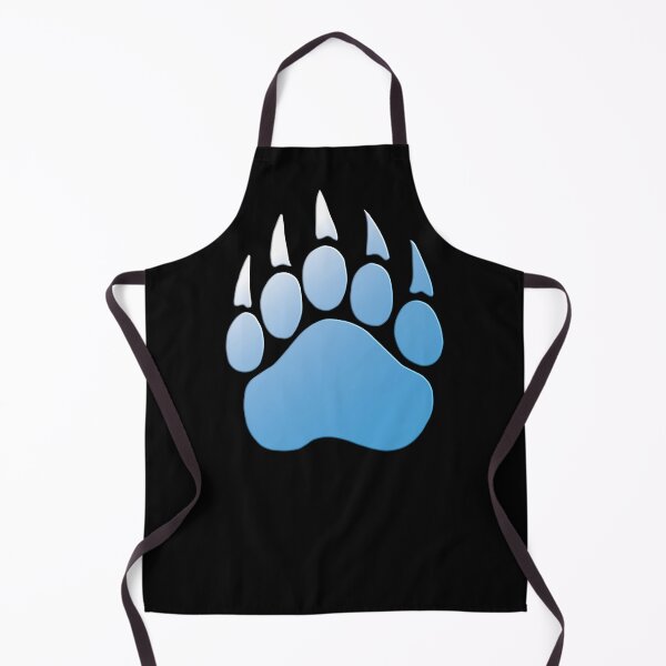 Item preview, Blue Bear Paw 3D Effect and Color Gradient designed and sold by geraldineMS.