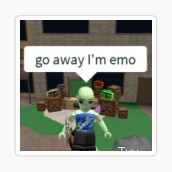 Emo Roblox Meme T-Shirts for Sale