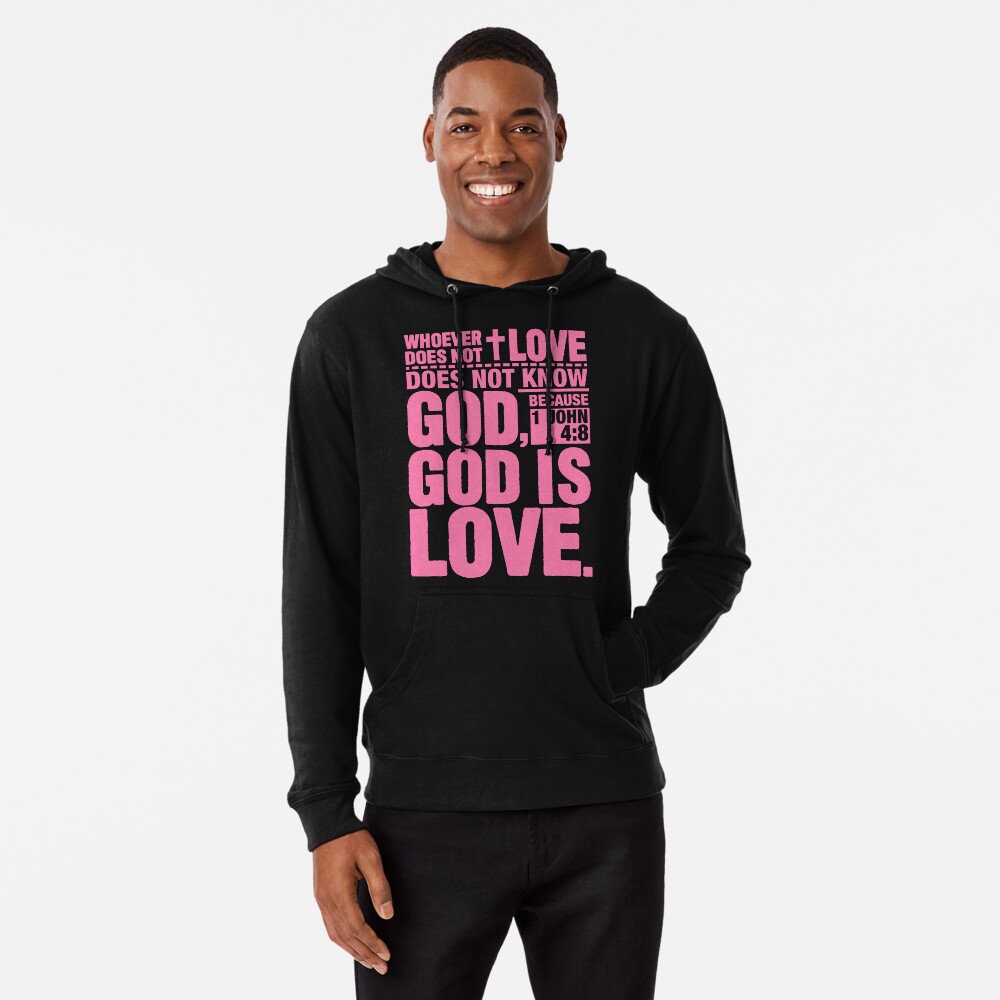 1 John 4:8 God Is Love Unisex Hoodie (Texas) – Olive Grove Life