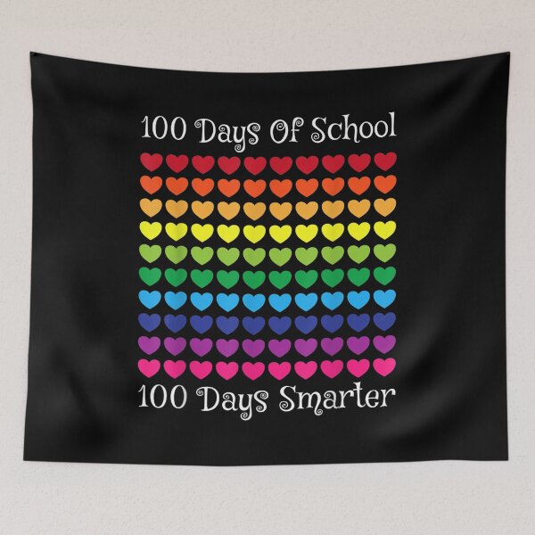 Item preview, 100 Days Of School 100 Days Smarter Heart Love Boy Girl  designed and sold by vergielx.