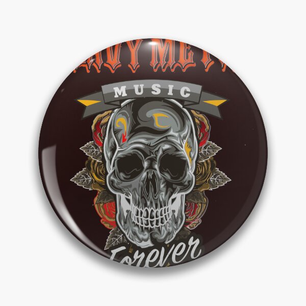 Item preview, heavy metal skull designed and sold by KSP Designs.