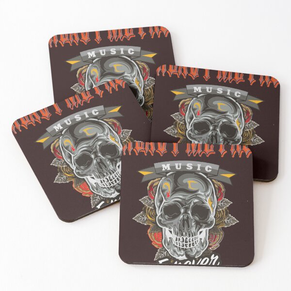 Item preview, heavy metal skull designed and sold by KSP Designs.