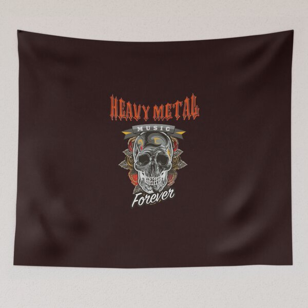Item preview, heavy metal skull designed and sold by KSP Designs.