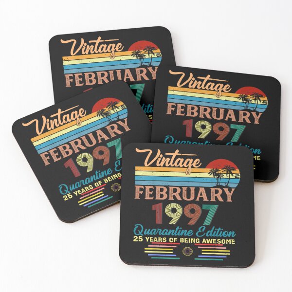 Item preview, 25 Years Old 25th Birthday Decoration Vintage February 1997  designed and sold by vergielx.