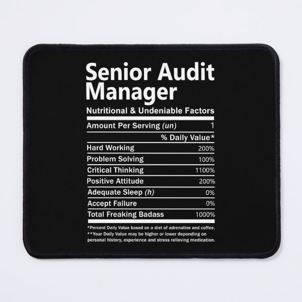 Item preview, Senior Audit Manager  T Shirt - Nutritional Daily Factors Job Gift Item Tee designed and sold by braedowen3.