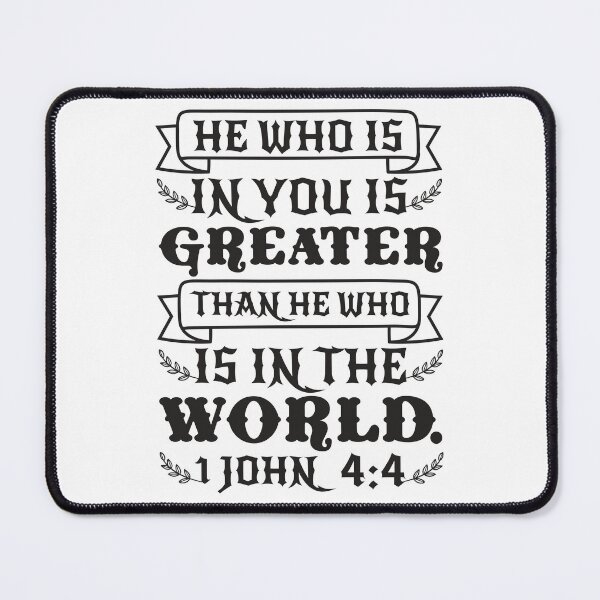 Item preview, 1 John 4:4 designed and sold by plushism.
