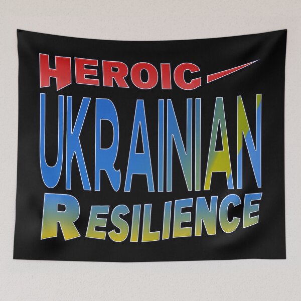Aperçu de l'œuvre RÉSILIANCE UKRAINIENNE HÉROIQUE! créée et vendue par Ralek.
