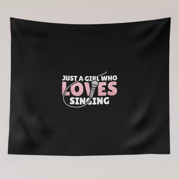 Item preview, Just A Girl Who Really Loves Singing  designed and sold by vergielx.