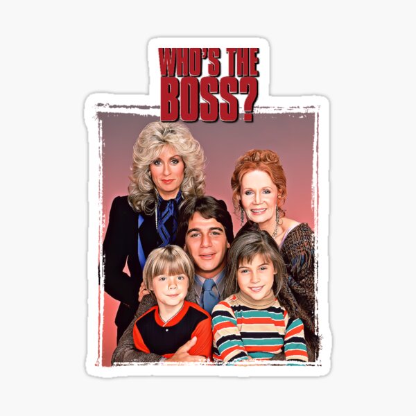 Who's the Boss Sticker for Sale by GeorgeSheppards