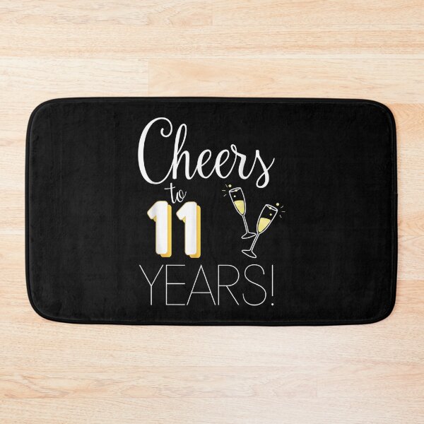 Item preview, Cheers To 11 Years Married Couple Champagne Anniversary 2022  designed and sold by vergielx.