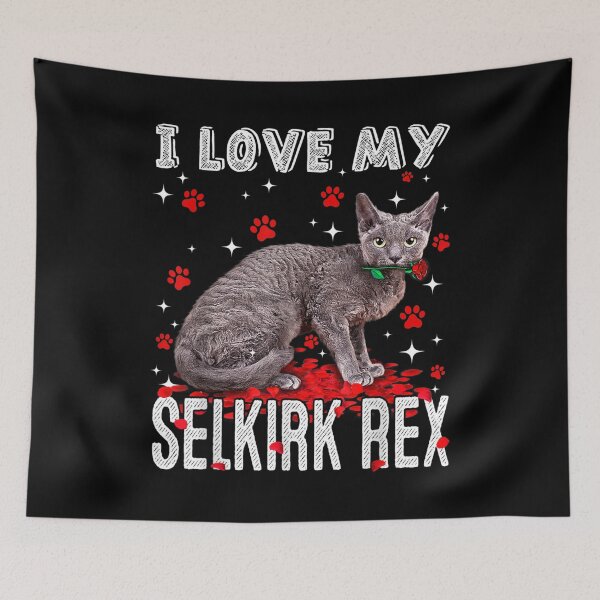 Item preview, Funny I Love My Selkirk Rex Valentine Cat Lover  designed and sold by vergielx.