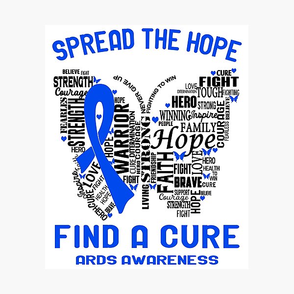 Artikelvorschau, ARDS Awareness – Verbreiten Sie die Hoffnung, finden Sie ein Heilmittel entworfen und verkauft von Hilten.