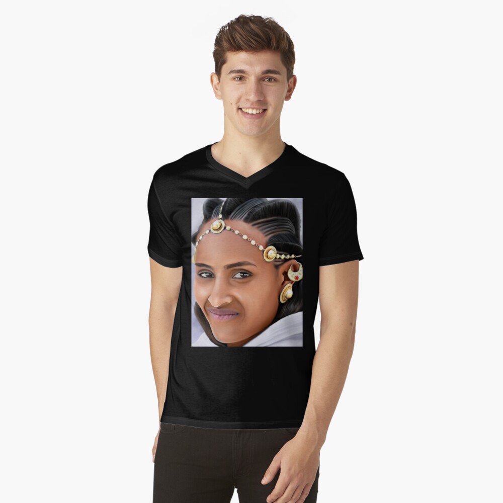Item preview, V-Neck T-Shirt designed and sold by wayneflint.