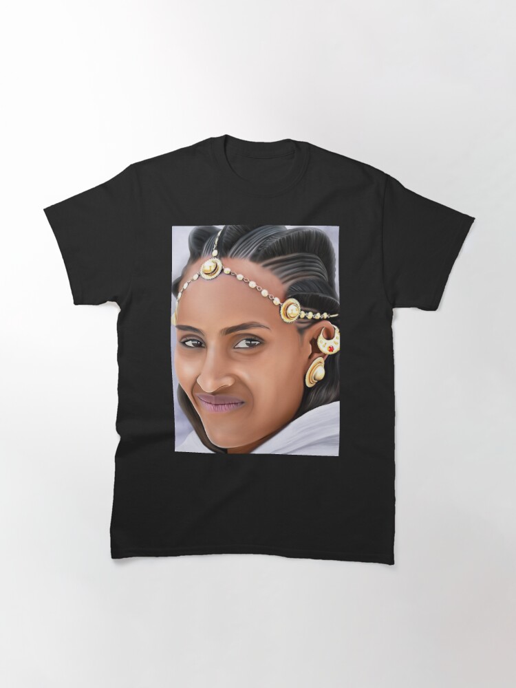 Thumbnail 2 of 7, Classic T-Shirt, Ethiopian Queen designed and sold by wayneflint.