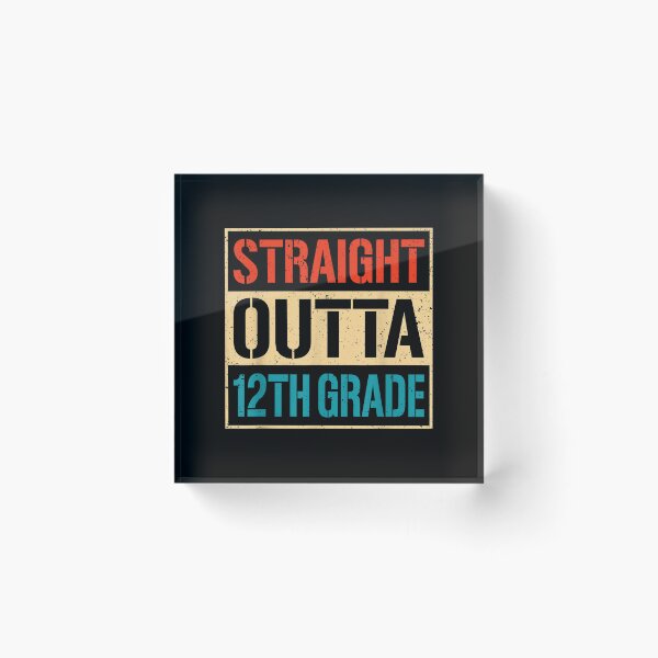 Item preview, Straight Outta 12th Grade Class 2022 Twelfth Grade Gifts  designed and sold by vergielx.