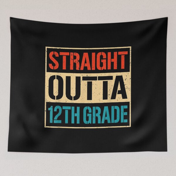 Item preview, Straight Outta 12th Grade Class 2022 Twelfth Grade Gifts  designed and sold by vergielx.