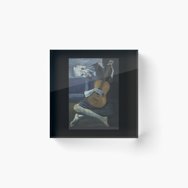 Item preview, The Old Guitarist By Pablo Picásso Poster Gift -  The Old Guitarist Art Wall Decor designed and sold by PaulaSpringArt.