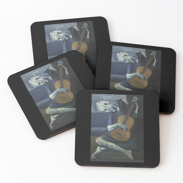 Item preview, The Old Guitarist By Pablo Picásso Poster Gift -  The Old Guitarist Art Wall Decor designed and sold by PaulaSpringArt.