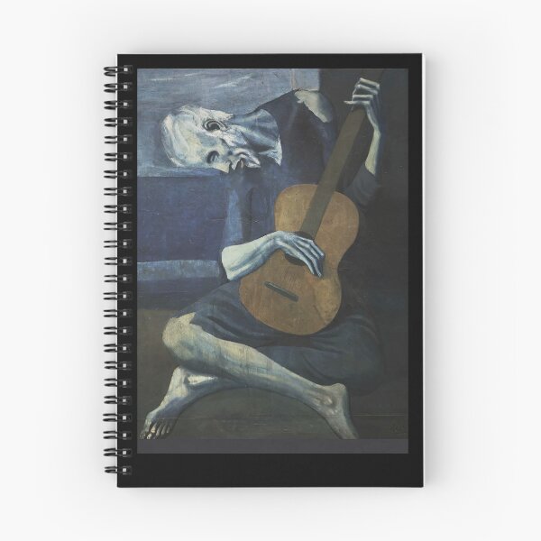 Item preview, The Old Guitarist By Pablo Picásso Poster Gift -  The Old Guitarist Art Wall Decor designed and sold by PaulaSpringArt.