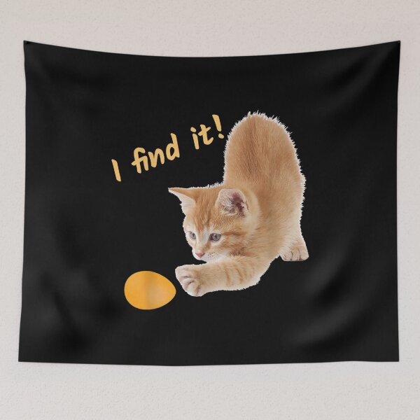 Item preview, Easter Cat Kids I Find Egg  designed and sold by vergielx.