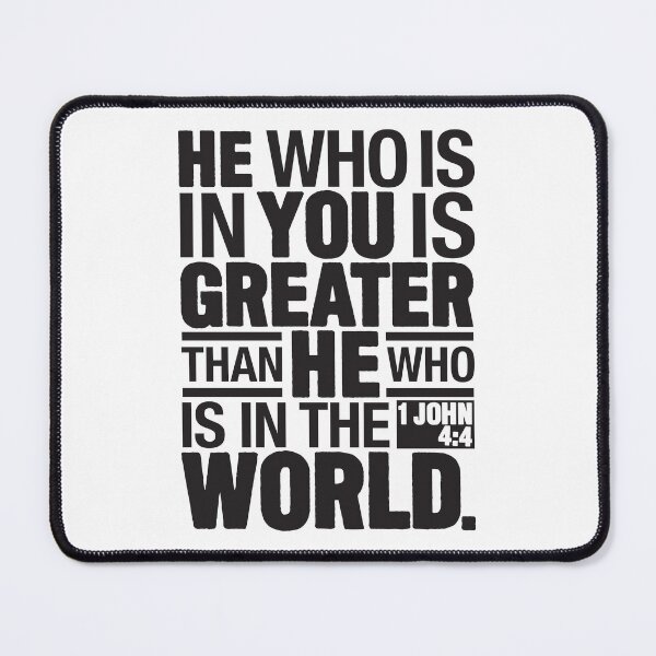 Item preview, 1 John 4:4 In The World designed and sold by plushism.