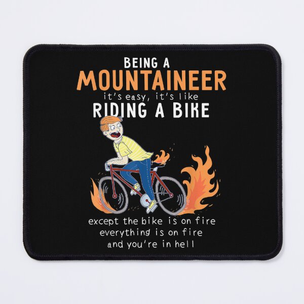 Item preview, Mountaineer Like Riding Bike Cyclist Funny  designed and sold by vergielx.