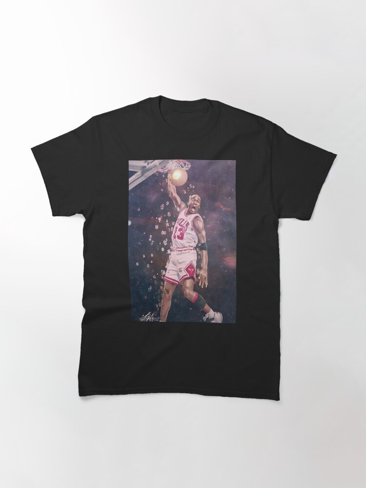 Thumbnail 2 of 7, Classic T-Shirt, MJ Digital Oil Animation Painting designed and sold by wayneflint.
