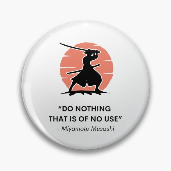 Samurai No. 2: Do Nothing that is of No Use - Miyamoto Musashi Sticker for  Sale by Scott Sakamoto aka Puff Sumo