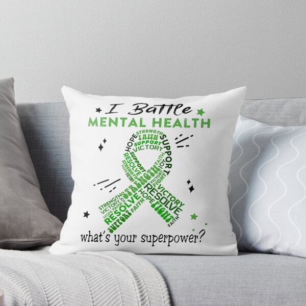 Item preview, Mental Health Warrior, I Battle Mental Health What's Your Superpower? designed and sold by Greggwillard.