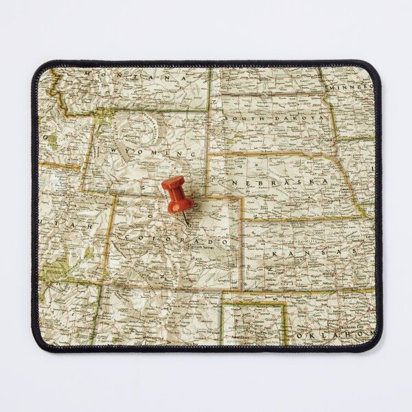 Item preview, Red pin on Denver designed and sold by Photopat.