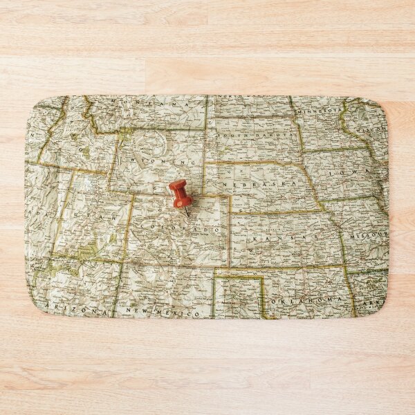 Item preview, Red pin on Denver designed and sold by Photopat.