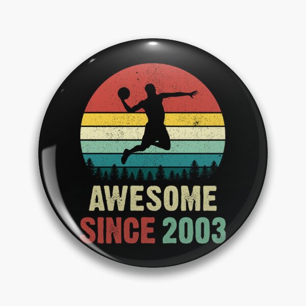 Item preview, 18th Birthday Basketball Lovers Awesome Since 2003 Classic T-Shirt designed and sold by amiyacunni.