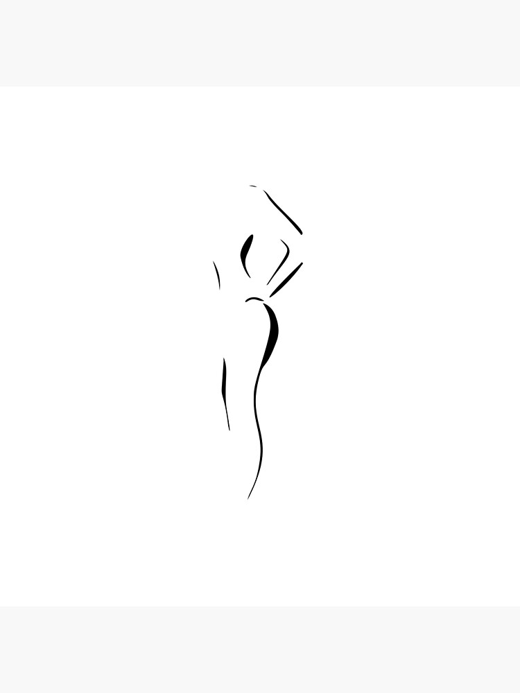 Female Line Art Black And White One Line Draw Women Line Drawing One Line Art Minimalist