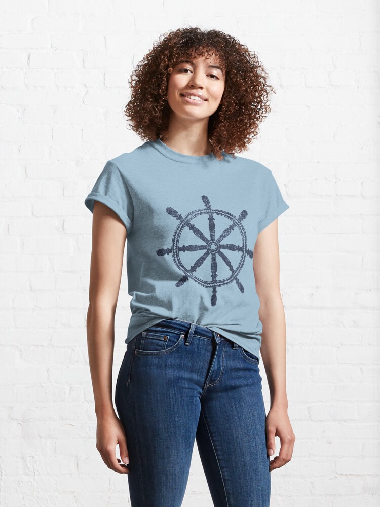 Alternate view of Nautical Wheel Classic T-Shirt