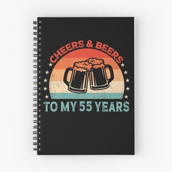 Item preview, cheers and beers to my 55 years,55 years old birthday funny gift designed and sold by SmileYreAmazing.