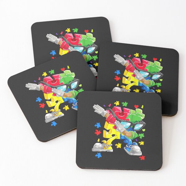 Item preview, Autism Awareness Boys Kids Dabbing Puzzle Piece Sunglasses designed and sold by DahlilaJo.
