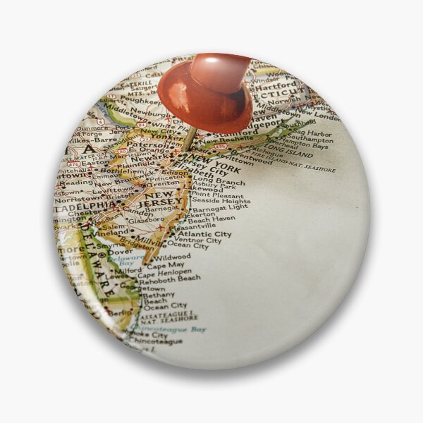 Item preview, Red pin on New York City designed and sold by Photopat.