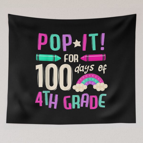 Item preview, 100 Days Still Poppin 100th Day Of School Pop It 4th Grade  designed and sold by wendyy88.