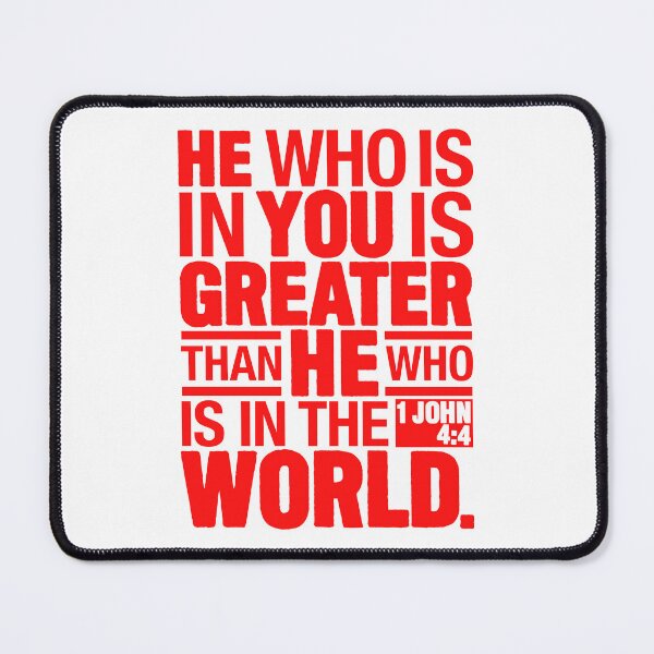 Item preview, 1 John 4:4 In The World designed and sold by plushism.