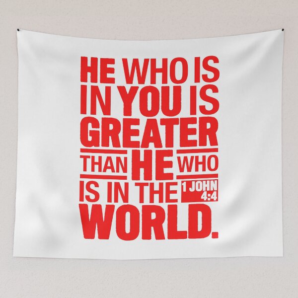 Item preview, 1 John 4:4 In The World designed and sold by plushism.