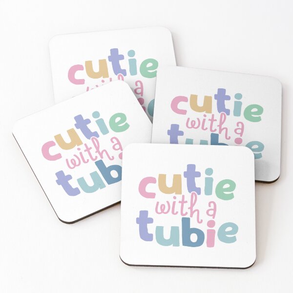 Item preview, Cutie with a Tubie Mom Dad Feeding Tube designed and sold by Dolphin Graphic.